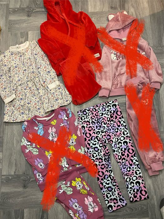 Лот речей на дівчинку 2-3 роки