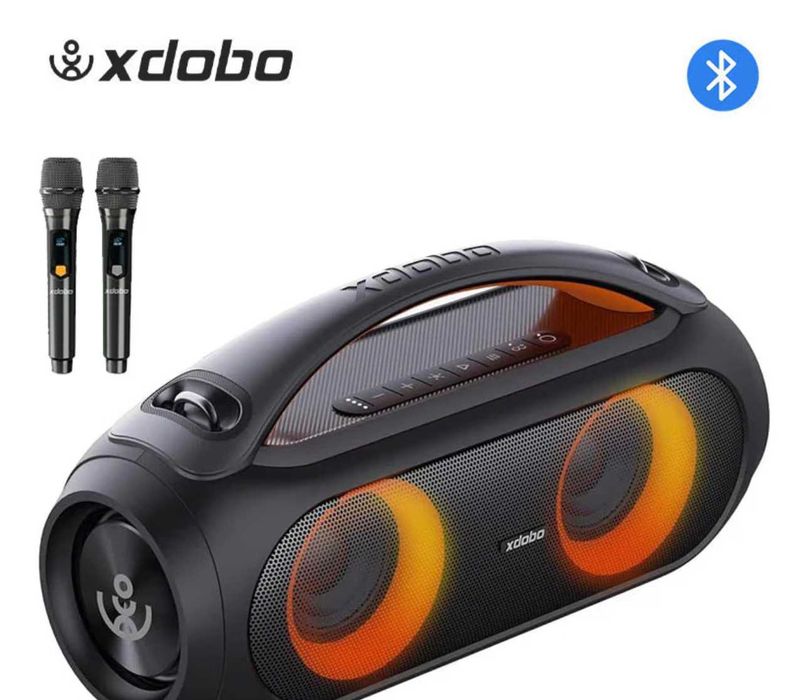Бездротова колонка Xdobo Vibe Plus 80W Караоке 2 мікрофона