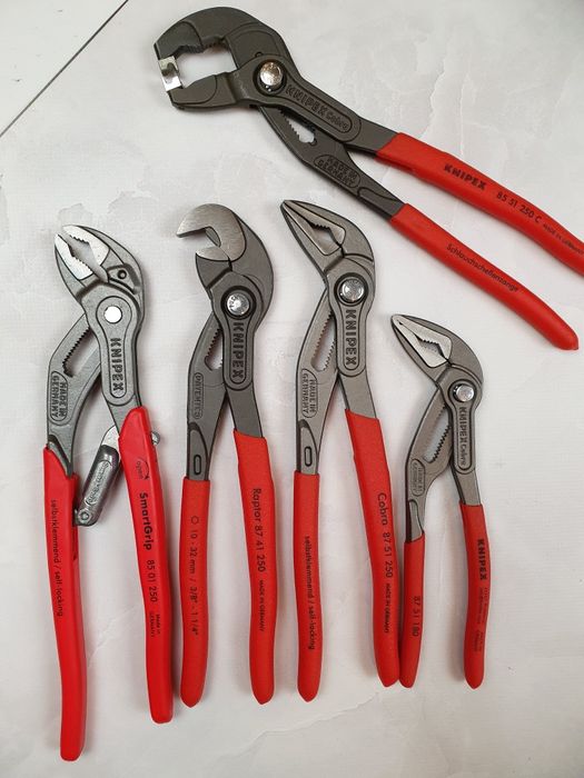 Knipex, клещи cobra, alligator, SmartGrip,RAPTOR.
