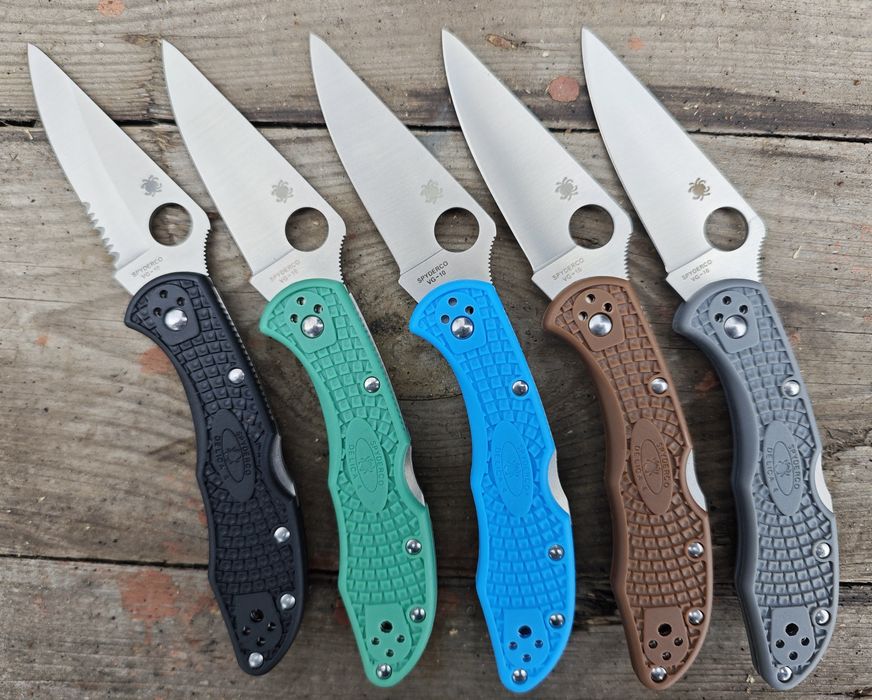 Spyderco Delica 4 D2, средних размеров, на каждый день, легенда edc