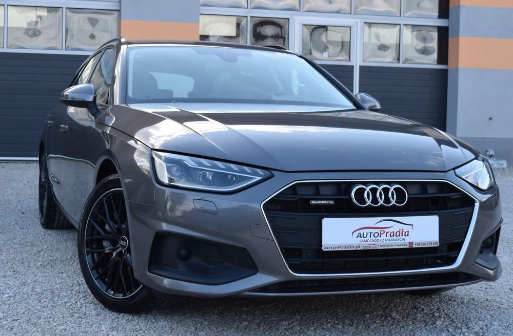 Audi A4 Avant 2.0 TDI 204PS Quattro S-tronic Fuul Ledy Matrix Łopatki VAT-23%