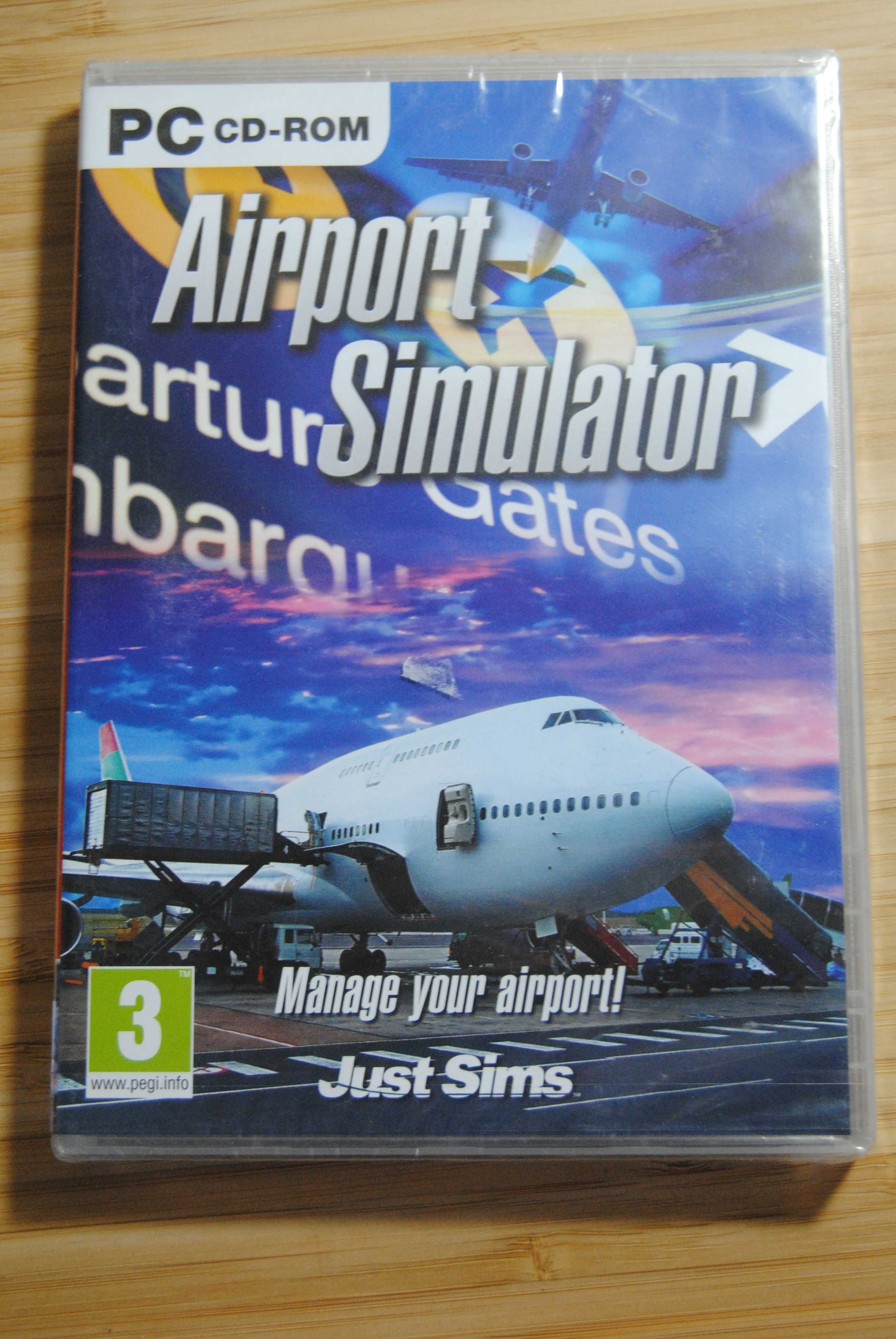 Airport Simulator  Just Sims PC CD-Rom Nowa