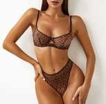 02 Zestaw bielizny stanik stringi r.L r.85B