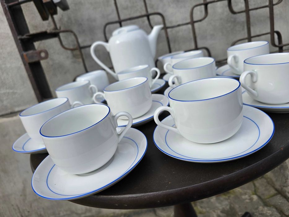 Stary serwis kawowy porcelana na 10 osób