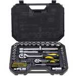 Komplet kluczy nasadowych Drel SOC-5572 1/4" i 1/2" 72szt.