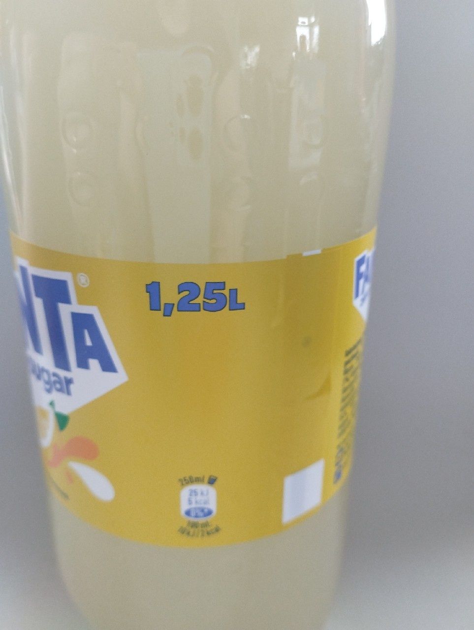 Fanta cytrynowa zero cukru 1,25 L