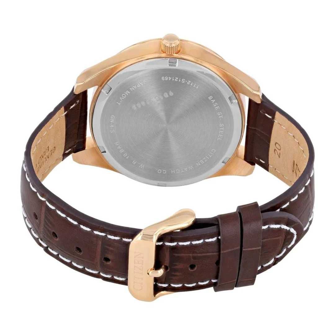 Citizen Quartz BI1033-04E - класика в чорному та золоті, оригінал 42мм
