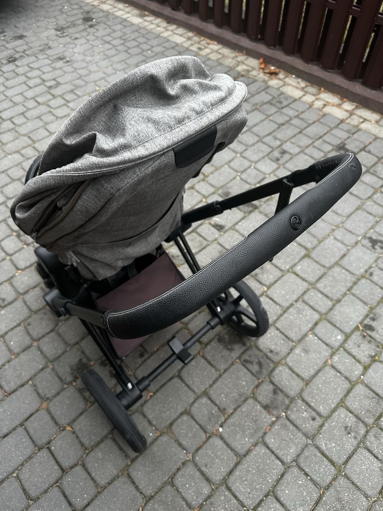 Mega ZESTAW Wózek CYBEX Priam + gondola, nosidełko, fotelik, baza itp