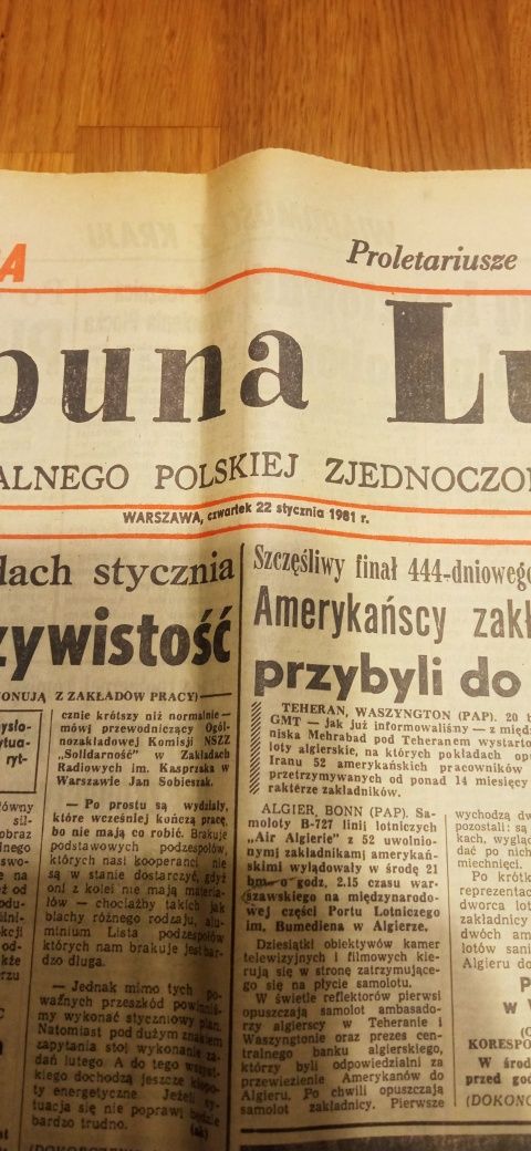 Trybuna Ludu z 22.01.1981