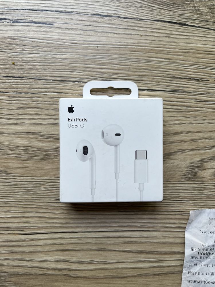 Earpods na złącze typu USB C