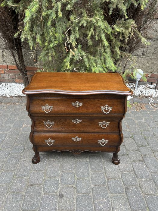 Stylowa Komoda 3 Szuflady Stolik Ludwik Szafka Rumunka Po Renowacji