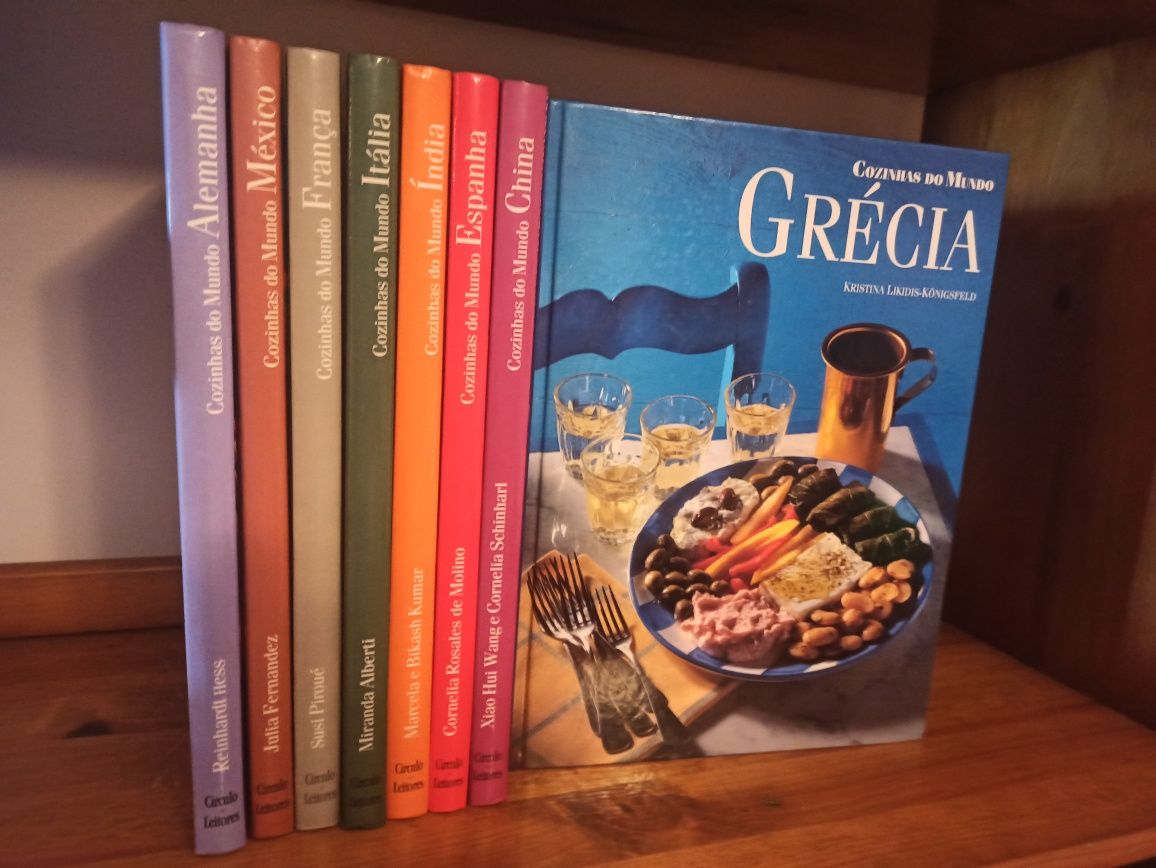 Livros Cozinhas do Mundo Círculo de Leitores 8 Volumes