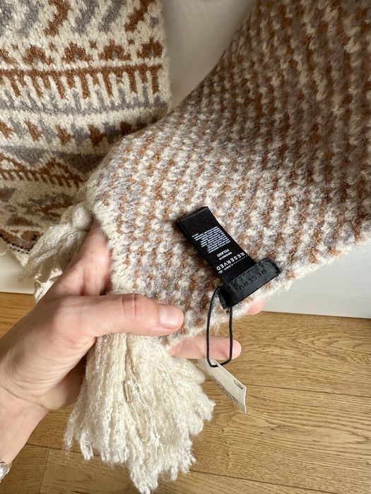 Mango mega mięsisty ciepły miły szal aztecki dwustronny