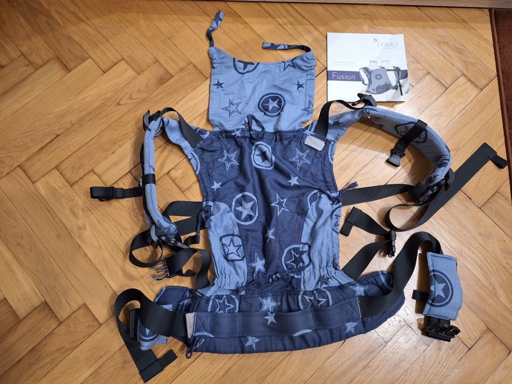 Nosidło Fidella fusion toddler 2.0 outer space blue - klamrowe regulow