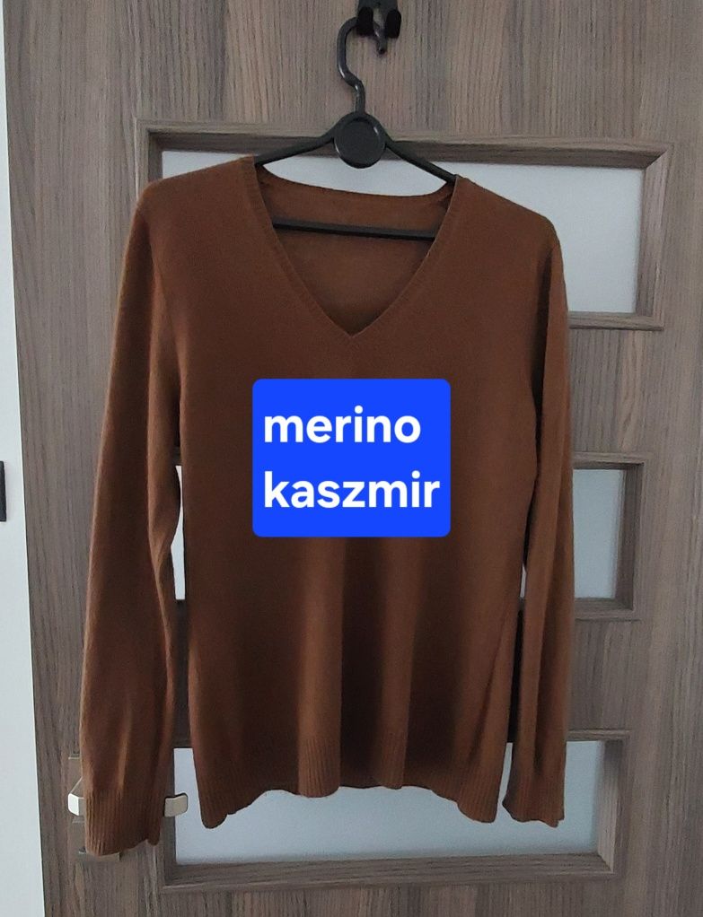 Sweter merino kaszmir