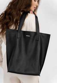 Шкіряна жіноча сумка шоппер D.D. чорнаЧ - BN-BAG-17-G