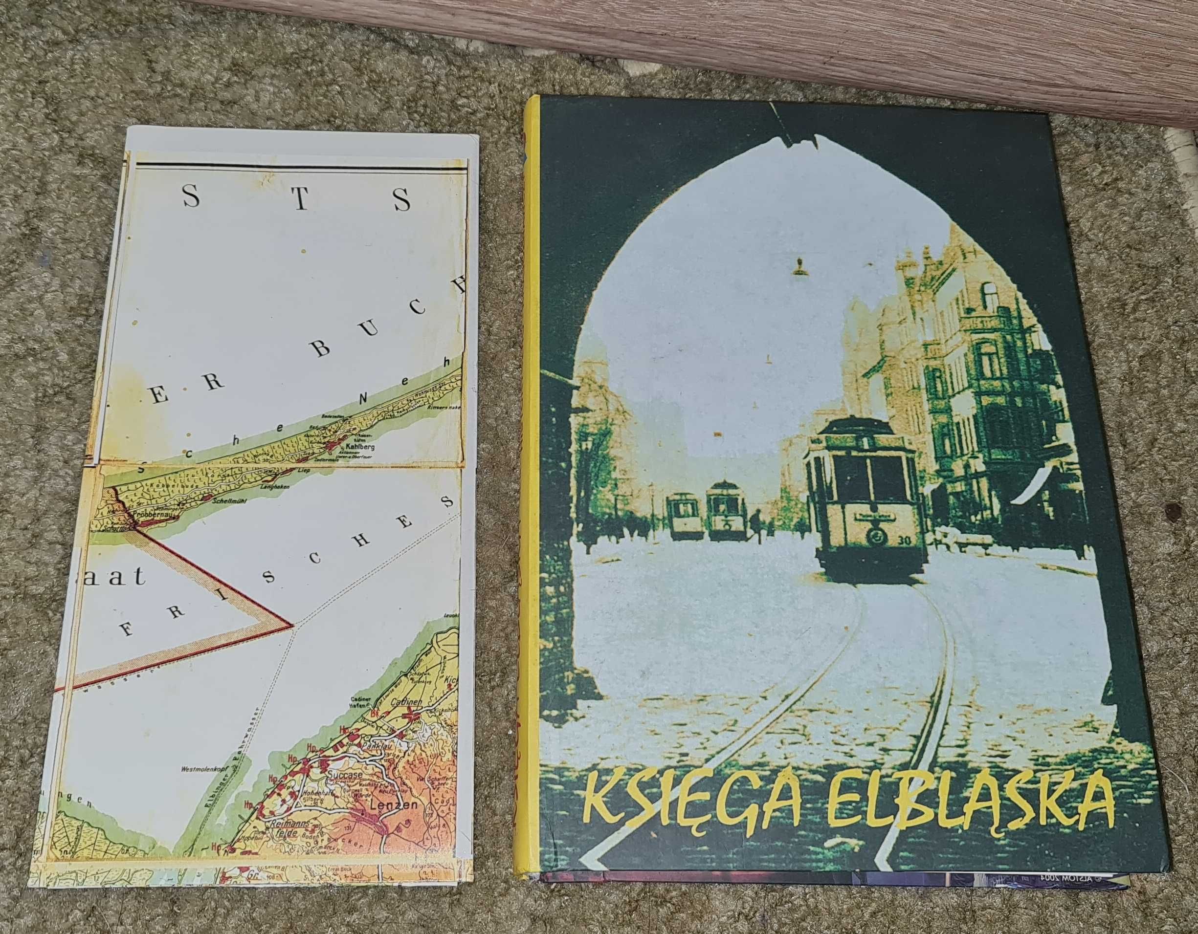 Księga ELBLĄSKA Przewodnik Historyczno-Krajoznawczy CZ. III + MAPA /DB