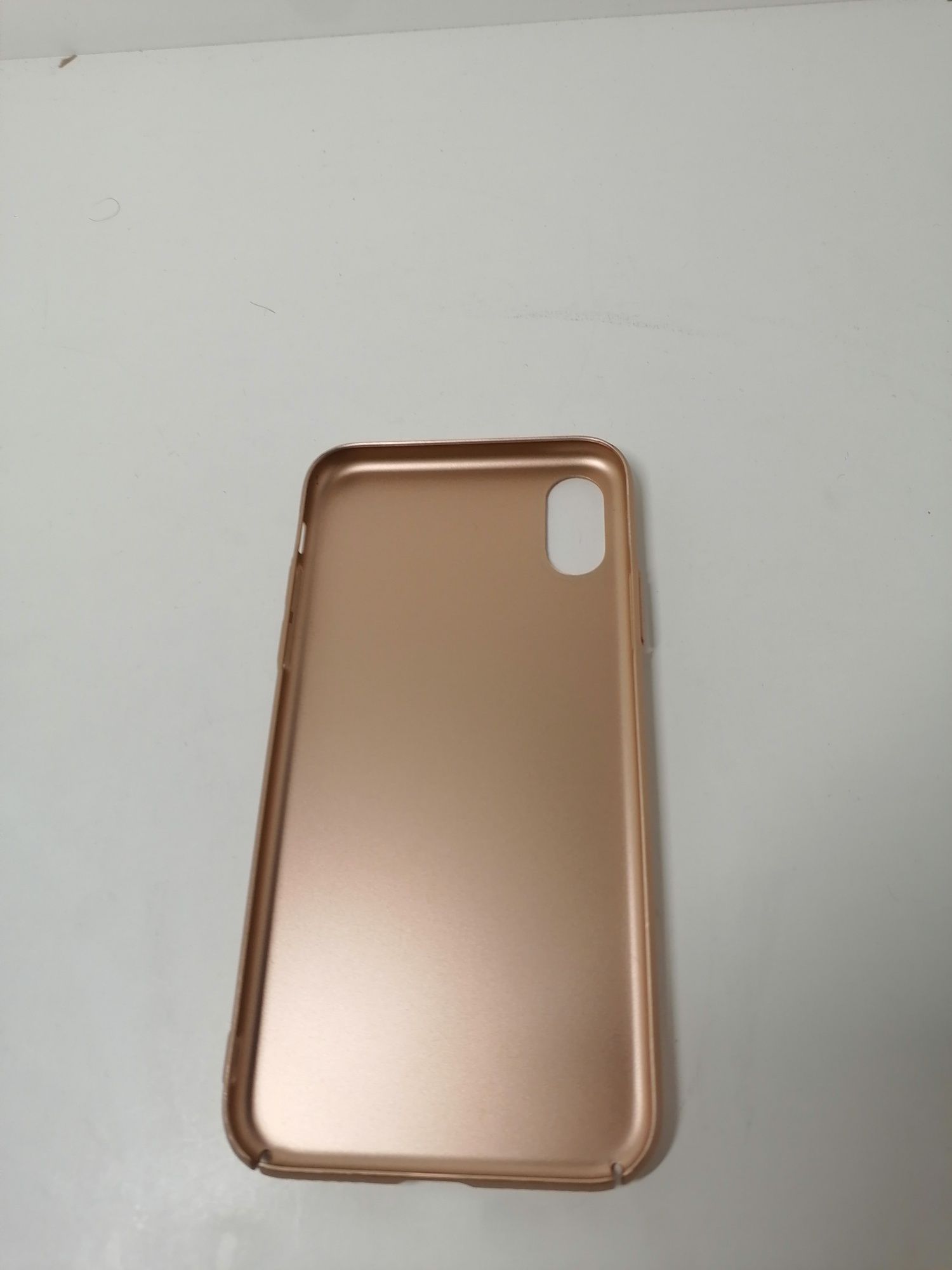 Etui IPhone 10, złote nowe