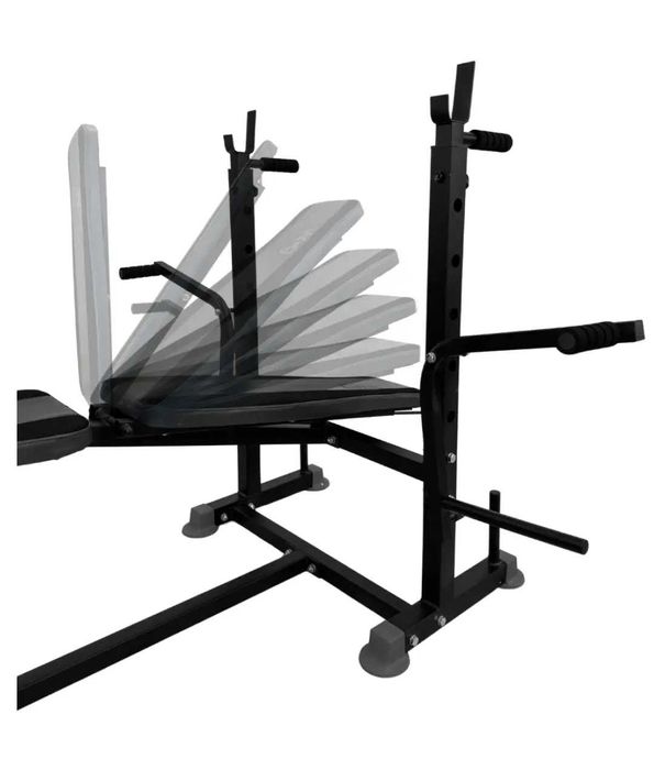 Скамья для жима WCG 0090 з брусами, скотом, нахилом і кутом 90°