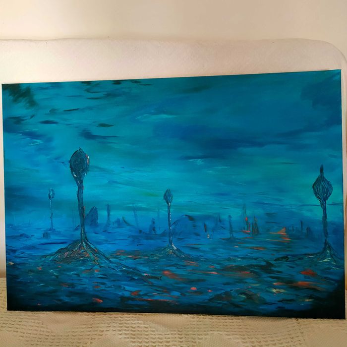 Quadro original acrílico sobre tela