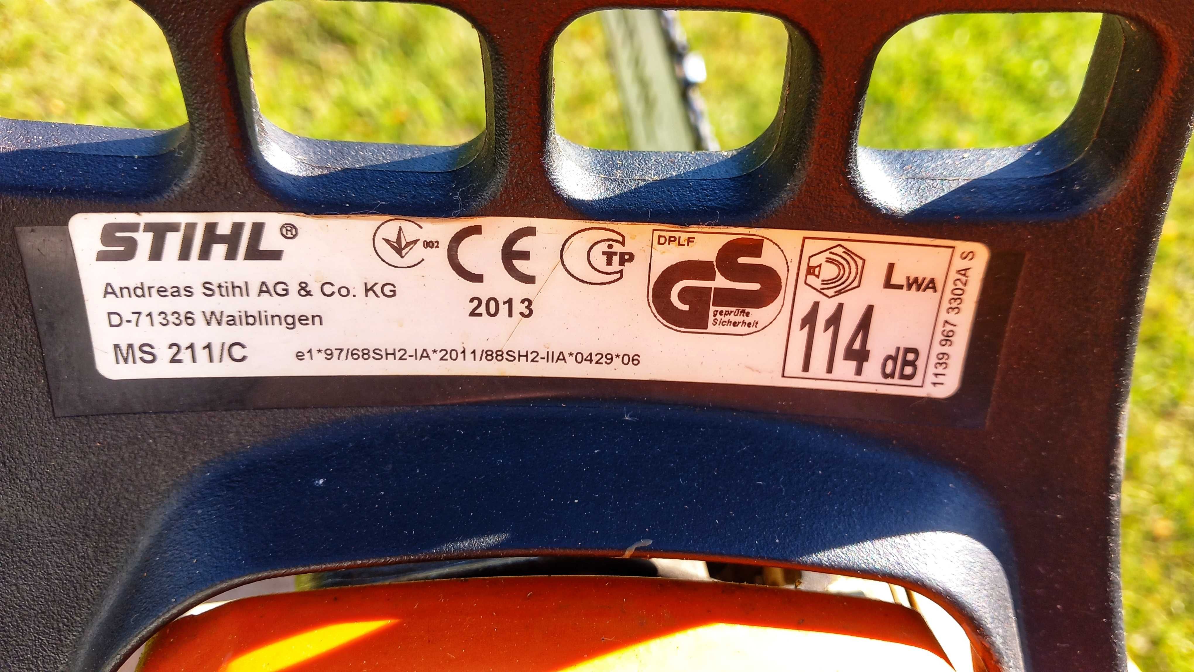 piła spalinowa stihl 211c