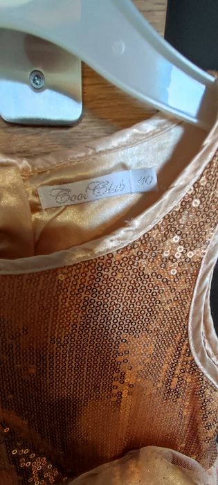 Sukienka świąteczna Cool Club 110 cm cekiny