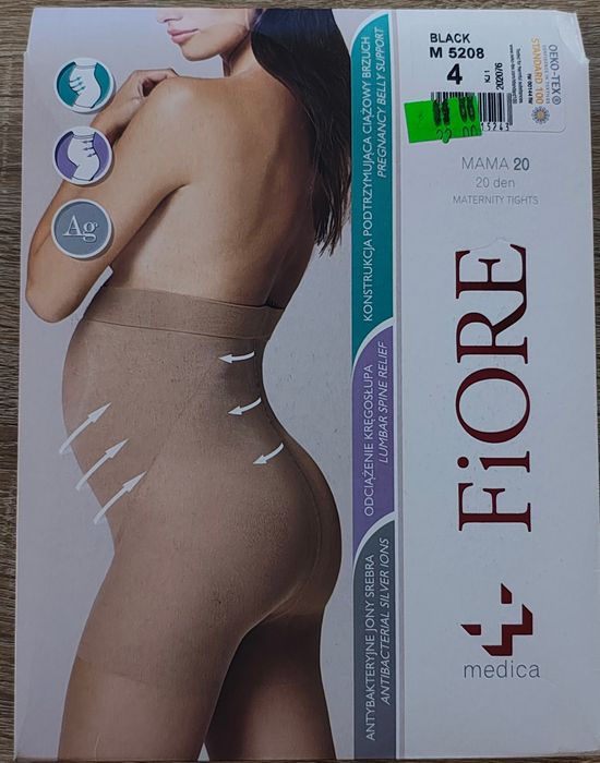 Rajstopy ciążowe 4 czarne