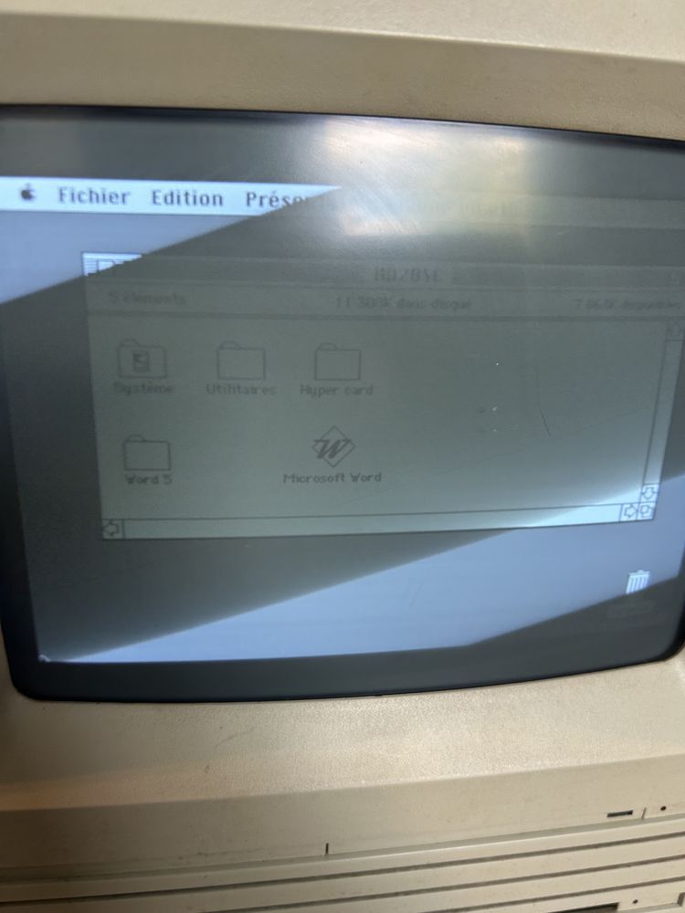 Macontosh SE 1 mb,HD20SC