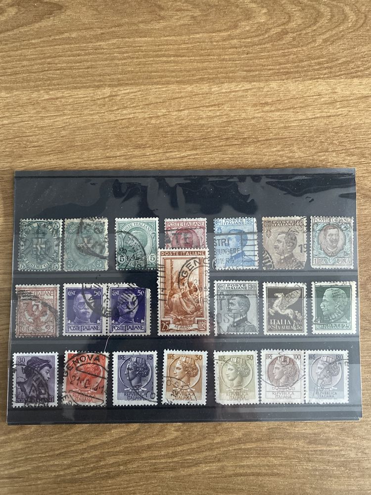 Rzadkie i Stare znaczki pocztowe Włoskie od 1889