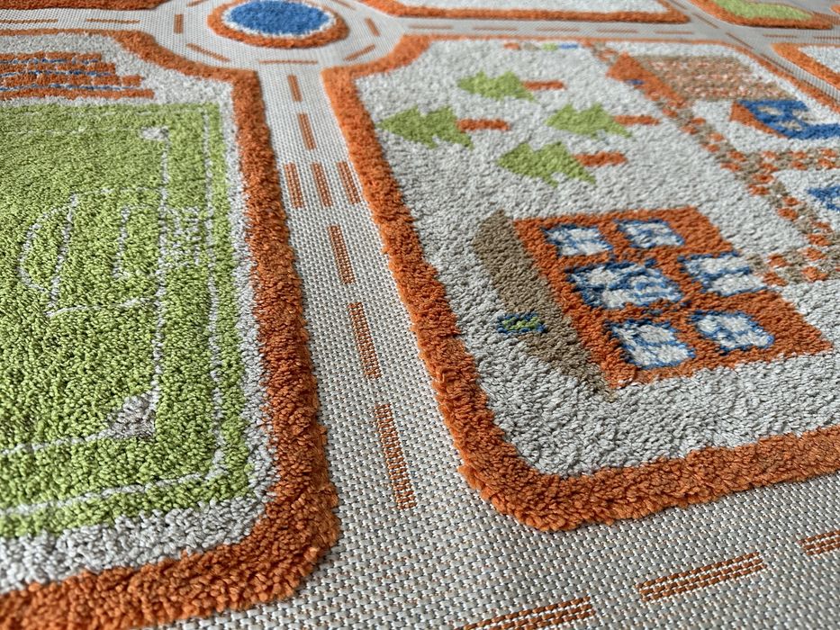 Килим дитячий,Ковер,ковер детский смарт сити , ковер дитячий місто