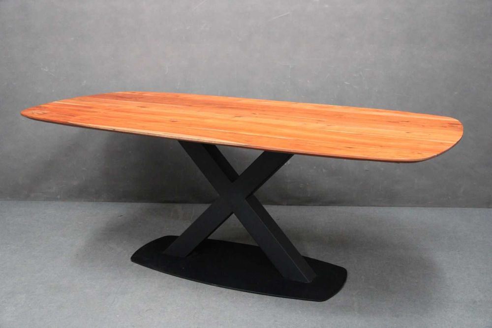 STÓŁ LAKIEROWANY Drewniany lite drewno akacja 200 cm BGM24.pl B 6472