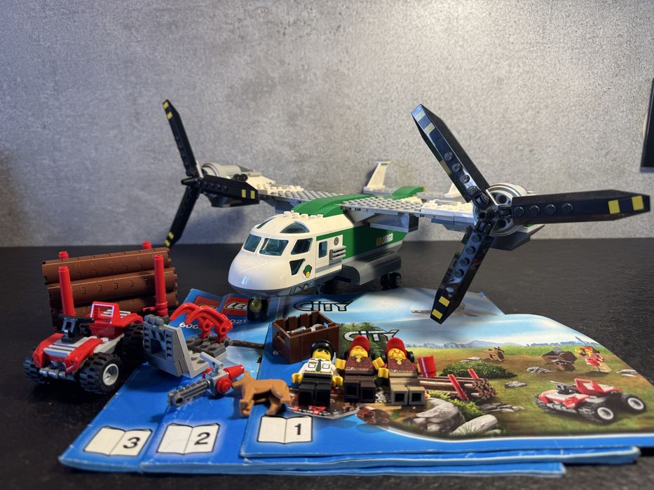 LEGO 60021 City Airport Cargo Heliplane zestaw samolot klocki