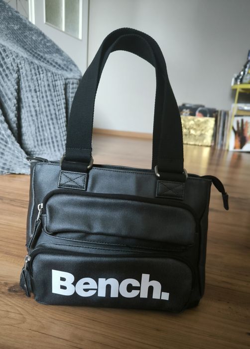 Bench torebka damska do ręki mała czarna grafit