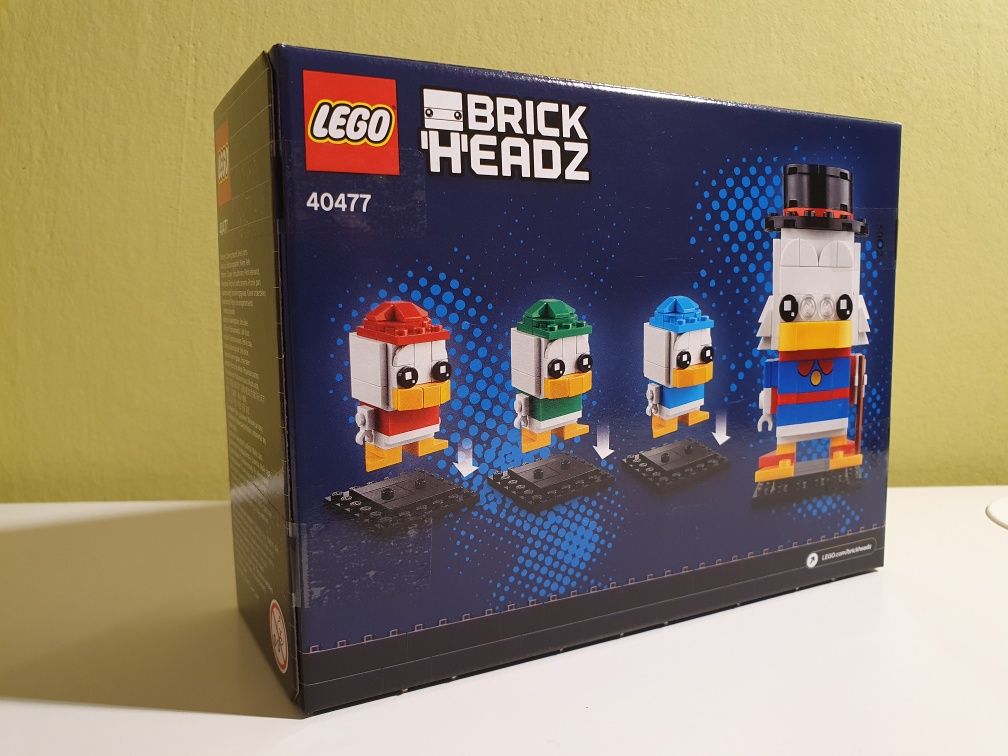 LEGO 40477 BrickHeadz Sknerus McKwacz Hyzio Dyzio i Zyzio