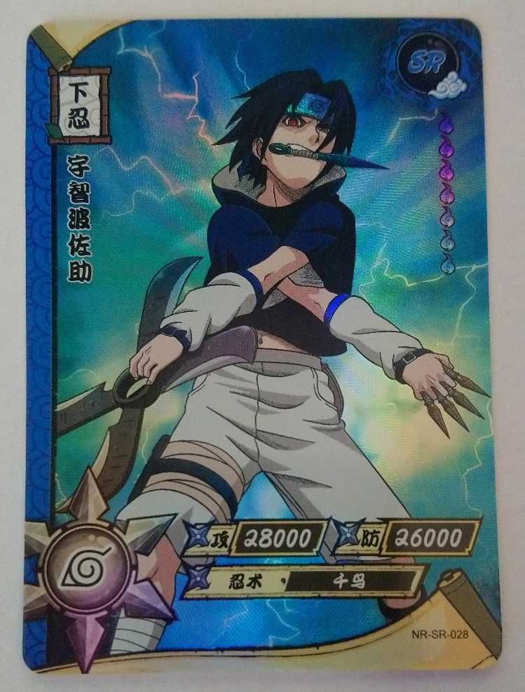 Karta Naruto TCG Kayou Sasuke Uchiha - NR-SR-028