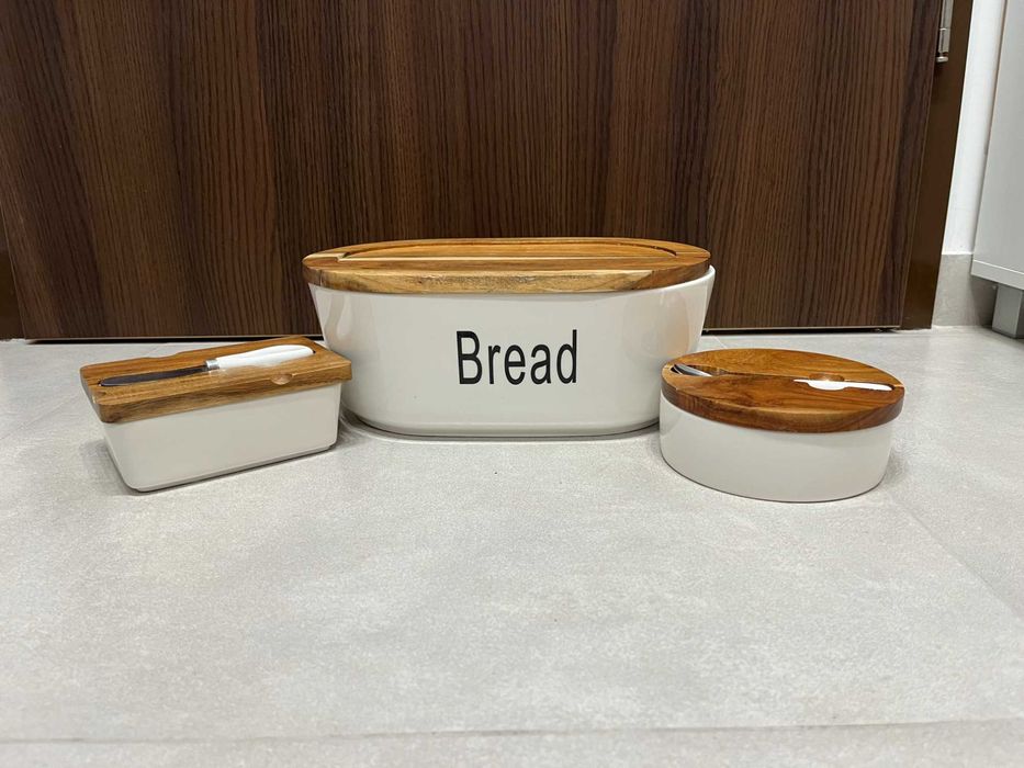 KASSEL Chlebak, Maselniczka Maselnica, Cukiernica Cukiernicza CERAMIKA