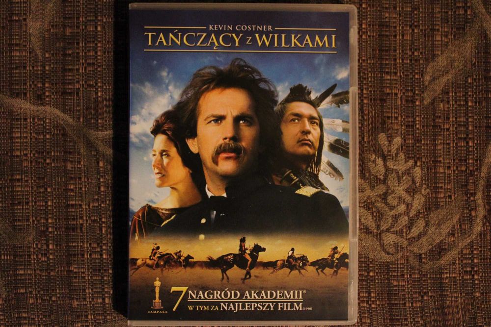 Tańczący z wilkami - film na DVD - lektor PL, 16x9,  jak nowy - OKAZJA