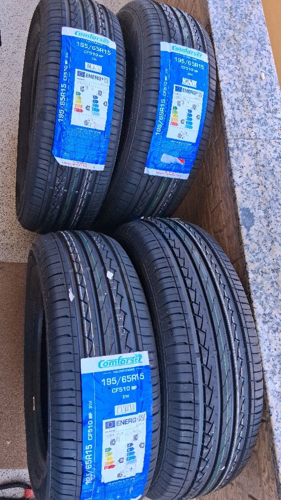 4 pneus novos 195/65R15.
