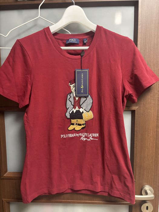 Polo Ralph Lauren bordowa koszulka 2xl niwa
