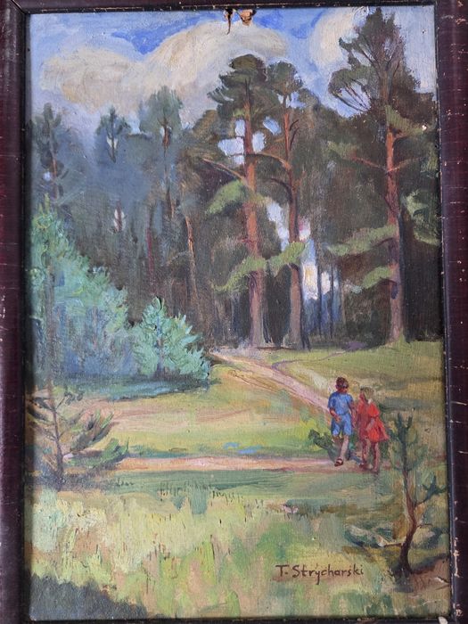 T Strycharski stary obraz