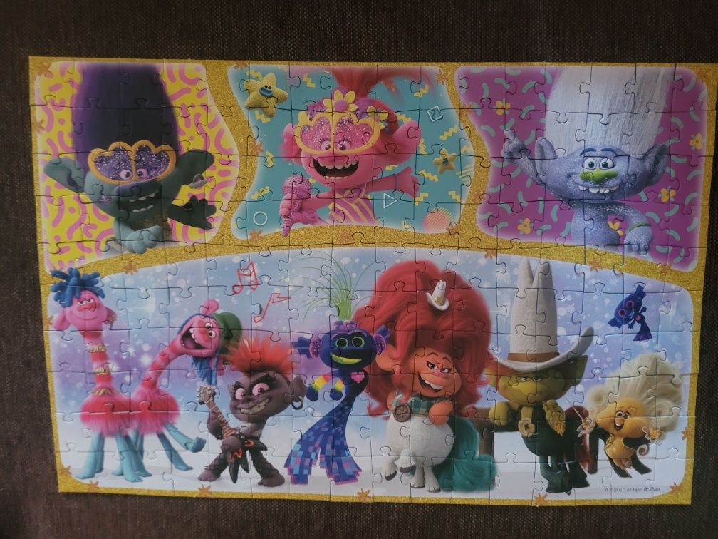 Trefl - Puzzle Trolls World Tour Wesoły świat Troli - 160 elem.