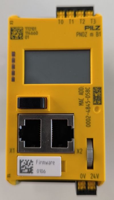 PILZ PNOZ m B1 numer katalogowy 772101 sterownik bezpieczeństwa