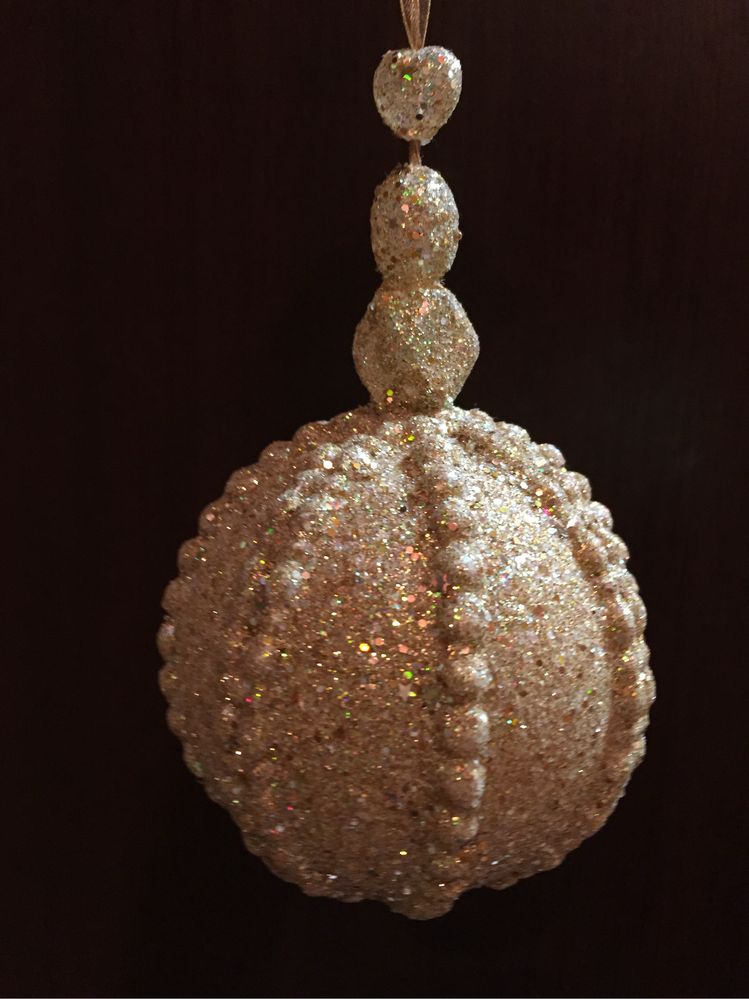 Шары новогодние, дизайнерские, lily decor
