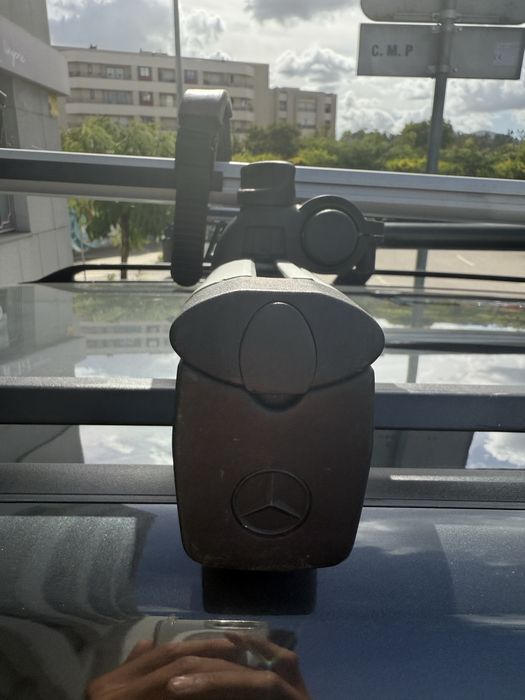 Barras tejadilho e suporte de bicicletas original Mercedes