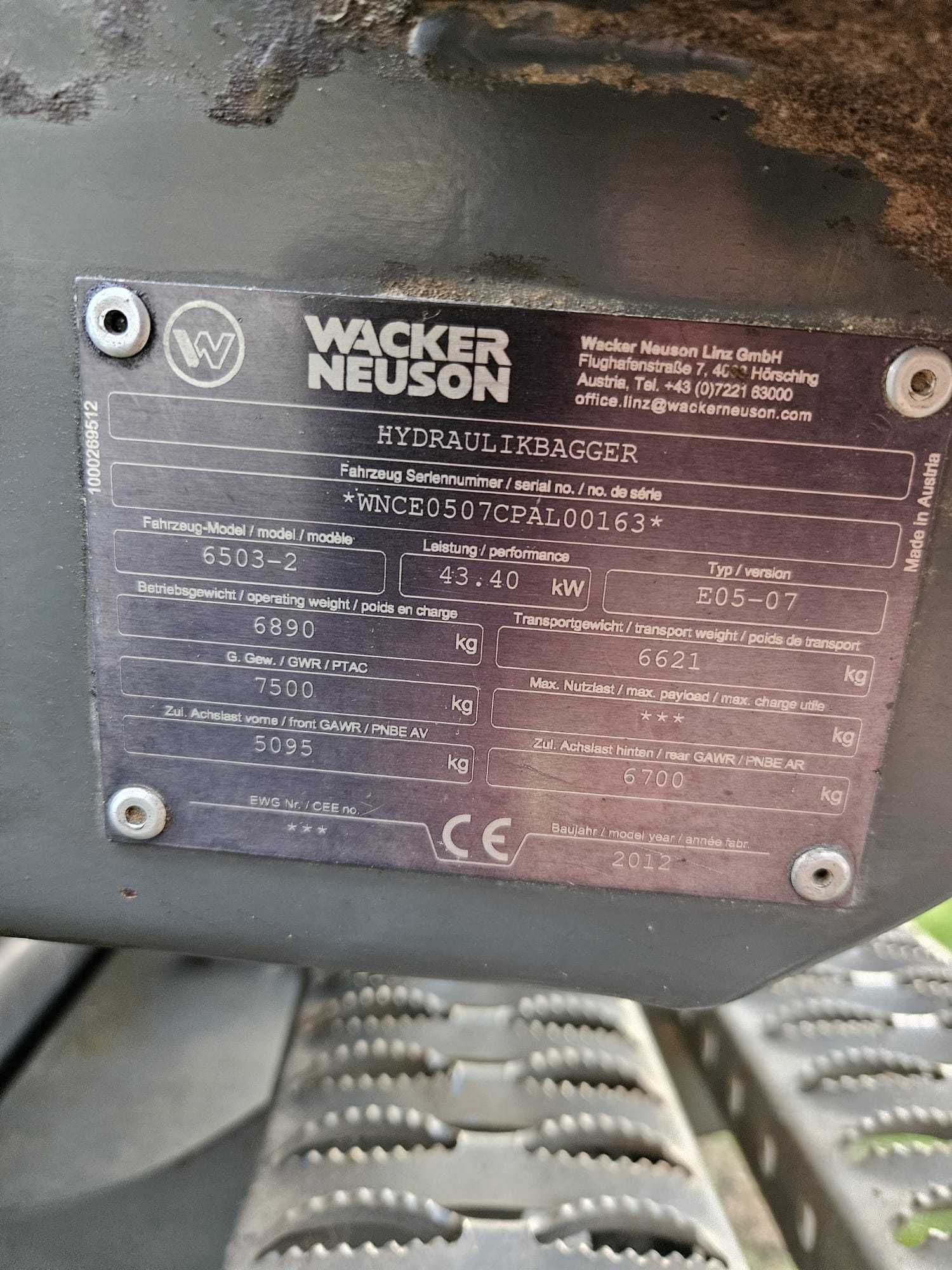 SPRZEDAM  Koparka Kołowa WACKER NEUSON 6503-2