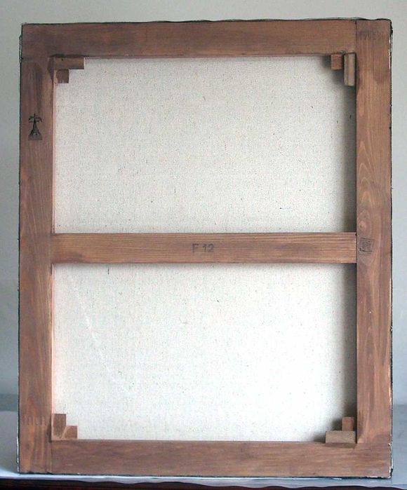 Quadro Pintura a óleo s/tela Natureza Morta, quadro pintado a óleo