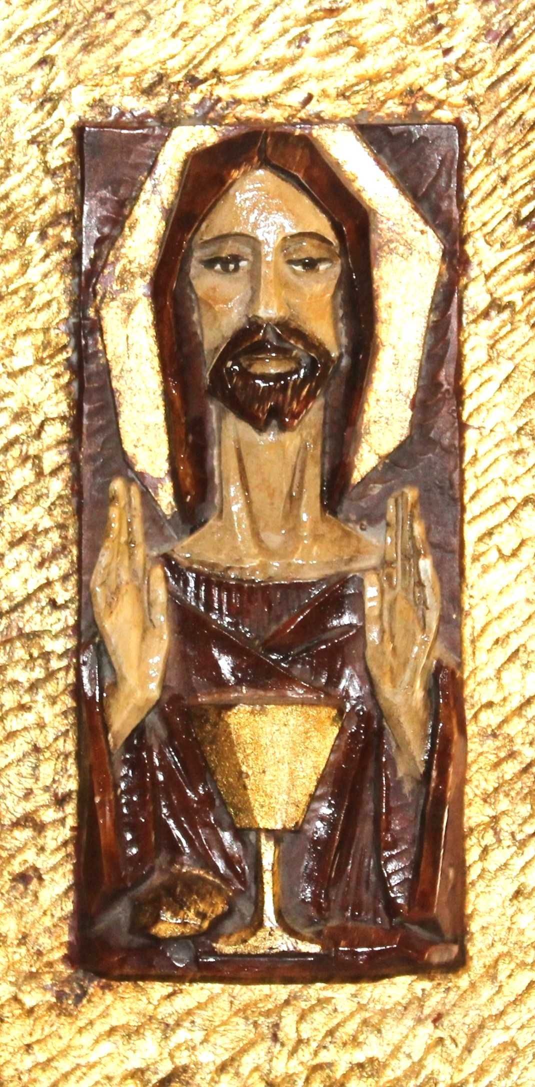 Icone Russo - Escultura em Madeira - Última Ceia (1956)
