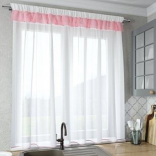Тюль вуаль. Розовые цвета. Лавандовый. Разные модели. Кухонные арки.