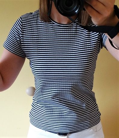 Bluzka t-shirt Vero Moda M paski marynarska