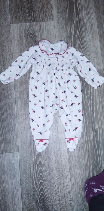 Чоловічок человечек  костюм ромпер на девочку 0-3м р.62